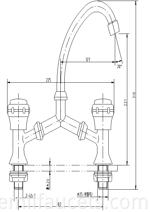 kitchen mixer tap